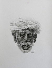 Saeed Lakho, untitled, 14 x 18 Inch, Mix Media On Paper, Figurative Painting, AC-SL-048